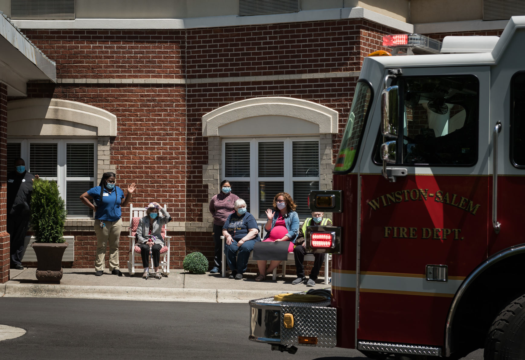 Forest Heights Senior Living Parade during COVID19